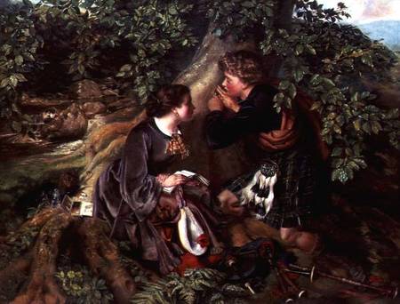 Scottish Lovers from Daniel Maclise