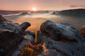 Sunrise on the rocks