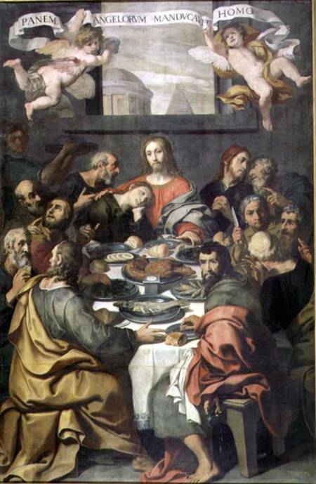 The Last Supper (for detail see 85153) from Daniele Crespi
