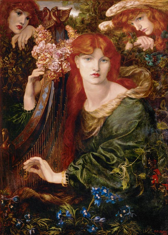  rossetti / La Ghirlandata   / 1873    from Dante Gabriel Rossetti