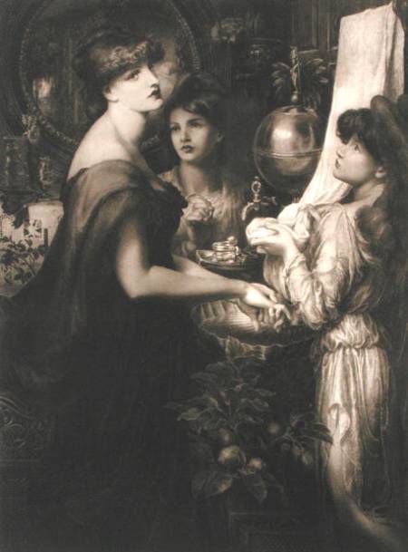 La Bella Mano from Dante Gabriel Rossetti