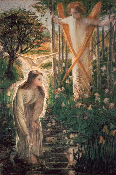The Annunciation from Dante Gabriel Rossetti