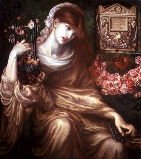 The Roman Widow from Dante Gabriel Rossetti