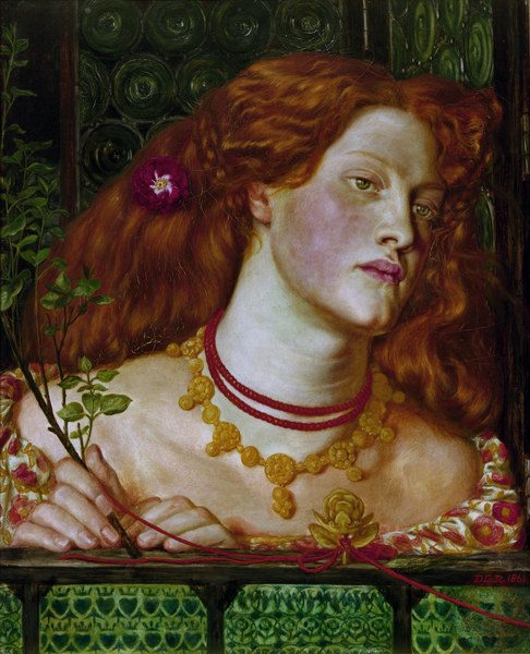 Rosamund Clifford / painting by Rossetti from Dante Gabriel Rossetti
