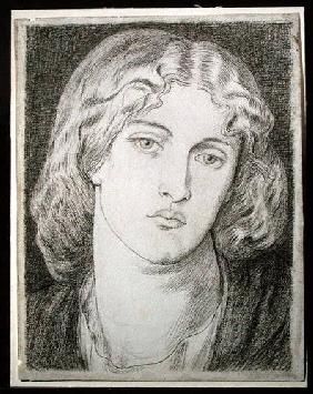 Fanny Cornforth (1824-1906) (pen & ink and grey wash on paper)