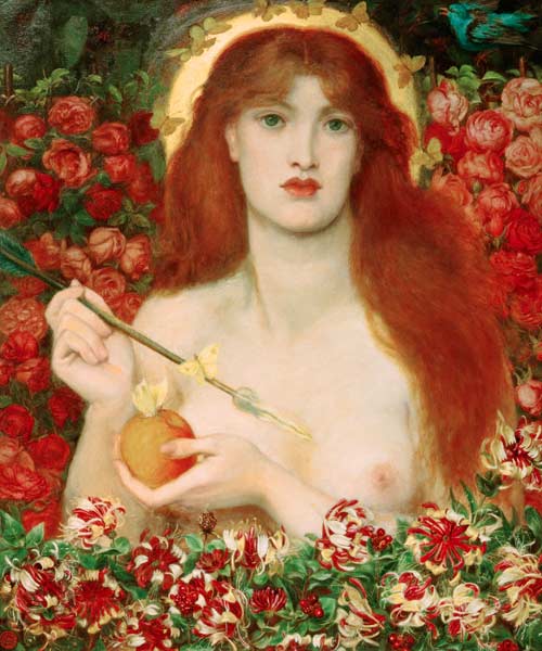 Rossetti, Venus Verticordia from Dante Gabriel Rossetti
