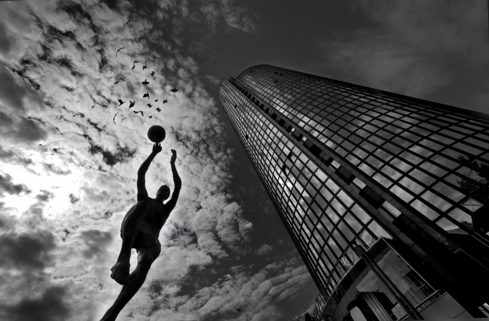 Denkmal eines Basketballspielers from Darija Šesto