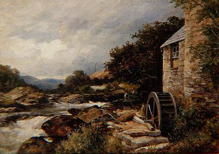 The Mill on the Llugwy, Capel Curig from David Bates