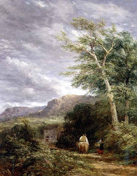 Welsh Landscape with a Watermill from David Cox