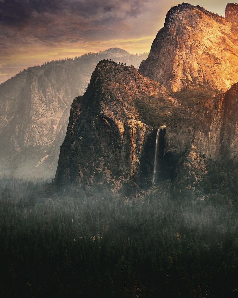 Bridalveil Herbst,Yosemite from David George