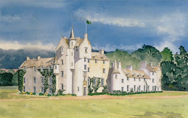 Ballindalloch Castle, 1995 (w/c)  from David  Herbert