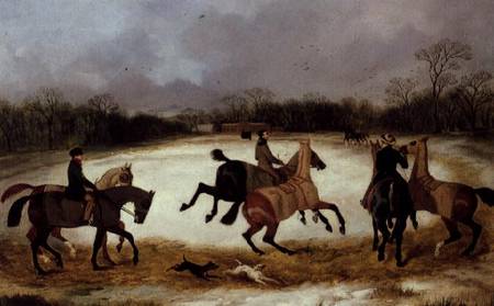 Grooms exercising racehorses from David of York Dalby