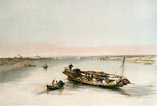 Nile w.Slave Boat from David Roberts