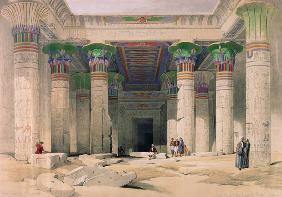 Grand Portico of the Temple of Philae, Nubia, from ''Egypt and Nubia''; engraved by Louis Haghe (180