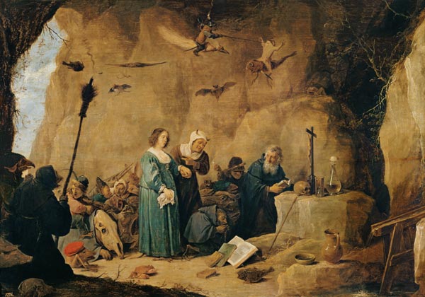 Die Versuchung des hl. Antonius Abad. from David Teniers