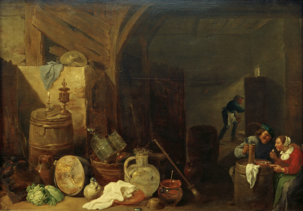 D. Teniers d.J., Abendessen in der ... from David Teniers