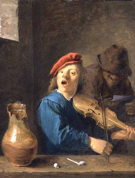 The Fiddler from David Teniers