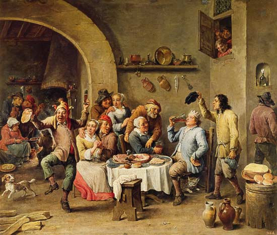 The King Drinks from David Teniers