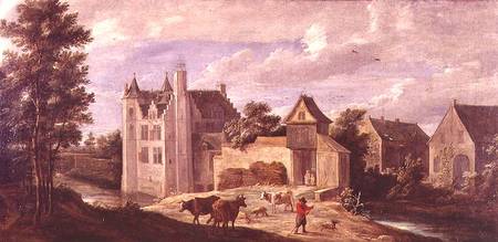 View of a Chateau from David Teniers