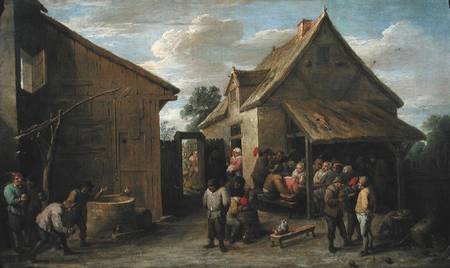 The Yard of an Inn from David Teniers