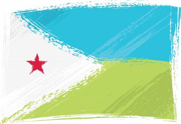 Grunge Djibouti flag from Dawid Krupa