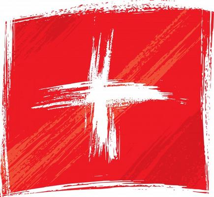 Grunge Switzerland flag from Dawid Krupa