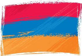 Grunge Armenia flag