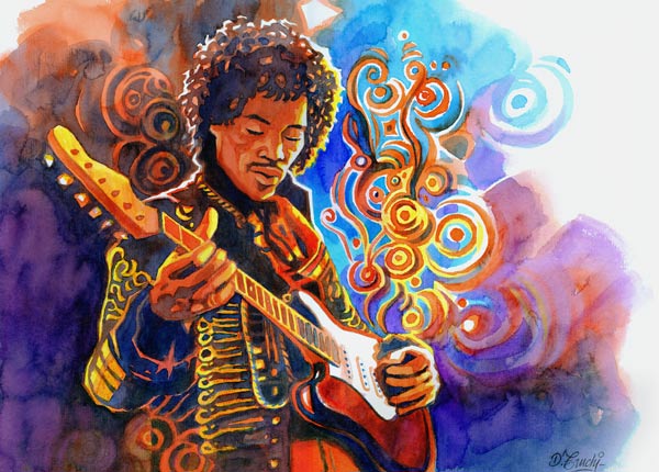Jimi Hendrix - 4
42 x 30 cm
 from Denis Truchi