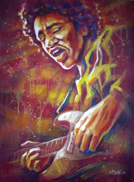 Jimi Hendrix - 1
80 x 60 cm
 from Denis Truchi
