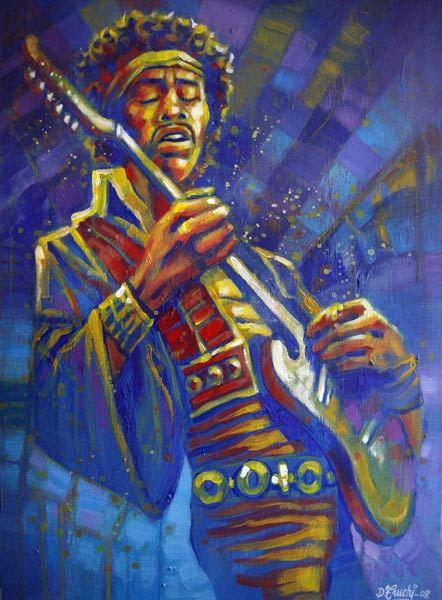 Jimi Hendrix - 2
70 x 50 cm
 from Denis Truchi