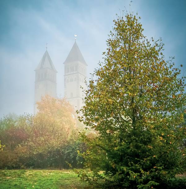 Taborkirche Leipzig im Nebel, Kirche im Nebel from Dennis Wetzel