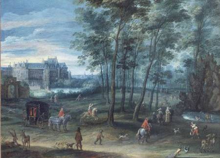 The Ducal Court of Brussels from Denys van Alsloot