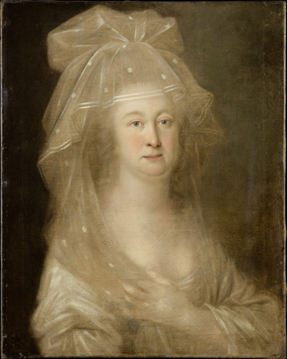 Bildnis einer Frau mit Schleier from Deutscher Meister der zweiten Hälfte des 18. Jahrhunderts