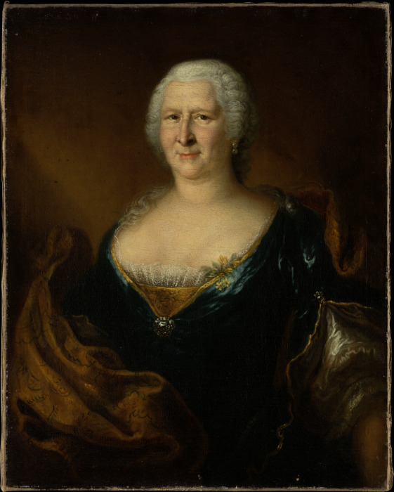 Bildnis der Anna Sybilla von Holzhausen, geb. zum Jungen (1689-1746) from Deutscher Meister um 1740/1750