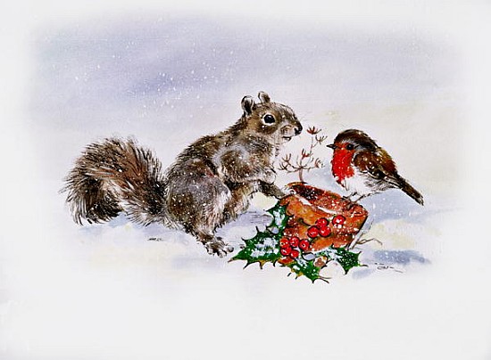 The Squirrel and the Robin  from Diane  Matthes