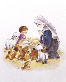 Little Friends with Mary and Jesus 