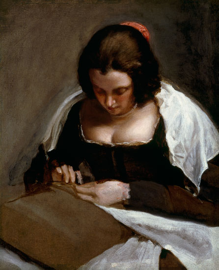 Die Näherin from Diego Rodriguez de Silva y Velázquez