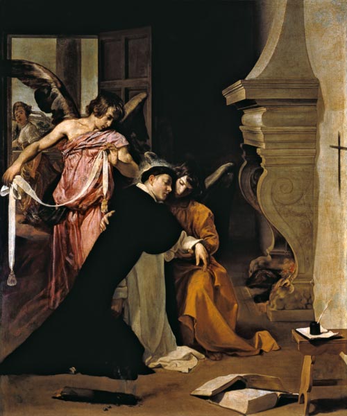 Temptation of St.Thomas Aquinas from Diego Rodriguez de Silva y Velázquez