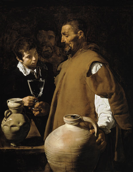 Waterseller of Seville from Diego Rodriguez de Silva y Velázquez