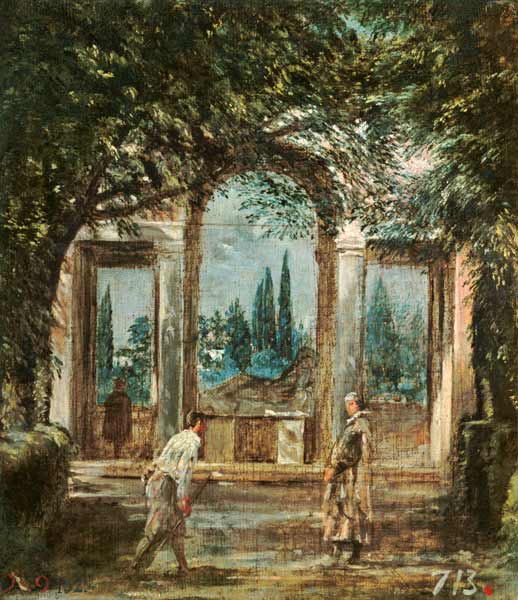 Ariadnepavillon der Villa Medici zu Rom from Diego Rodriguez de Silva y Velázquez