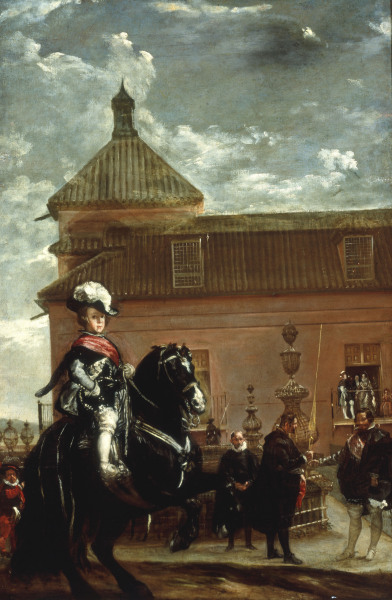 Baltasar Carlos at Riding School from Diego Rodriguez de Silva y Velázquez