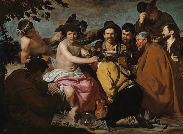 Die Trinker II from Diego Rodriguez de Silva y Velázquez