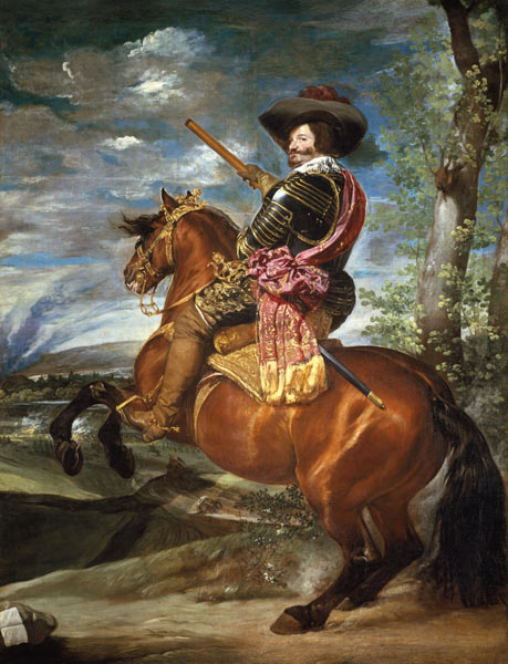 Gaspar de Guzmán, Herzog von Olivares zu Pferd from Diego Rodriguez de Silva y Velázquez