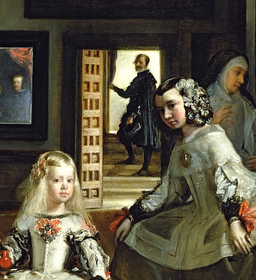 Las Meninas or The Family of Philip IV, c.1656 (detail of 405) from Diego Rodriguez de Silva y Velázquez