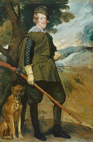 Philip IV (1605-65) King of Spain from Diego Rodriguez de Silva y Velázquez