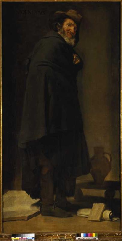 Der Philosoph Menippus. from Diego Rodriguez de Silva y Velázquez