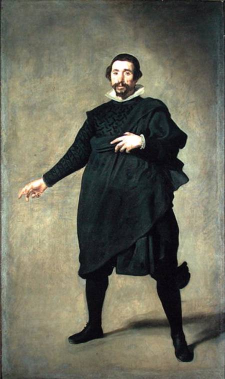 Portrait of the Buffoon Pablo de Valladolid from Diego Rodriguez de Silva y Velázquez