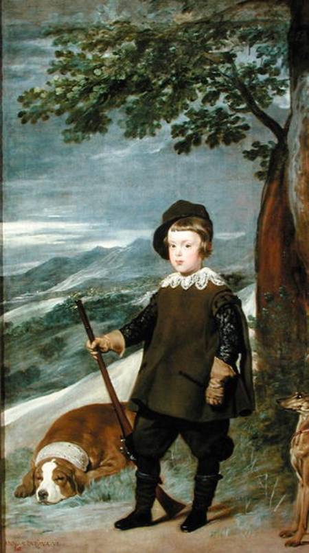 Prince Balthasar Carlos (1629-49) Dressed as a Hunter from Diego Rodriguez de Silva y Velázquez