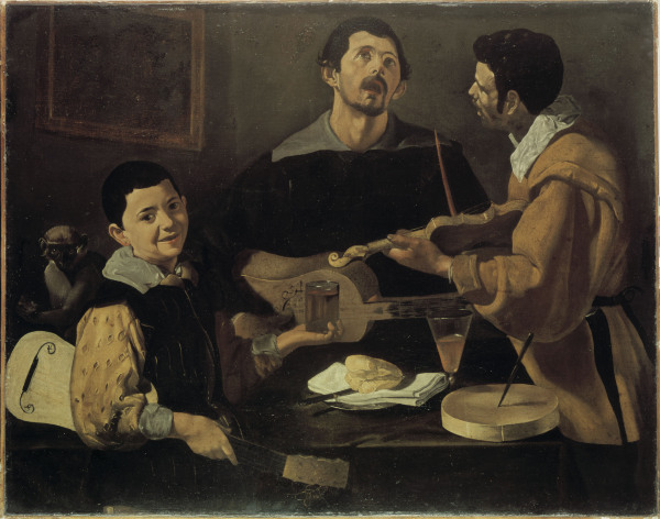 Velazquez / Three Musicians / c.1616/20 from Diego Rodriguez de Silva y Velázquez