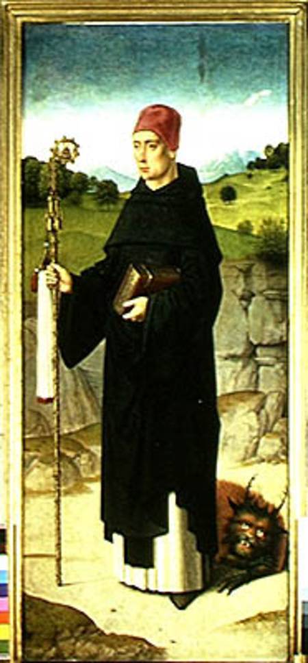 St. Bernard, left hand panel from the Triptych of St. Erasmus from Dieric Bouts d. Ä.